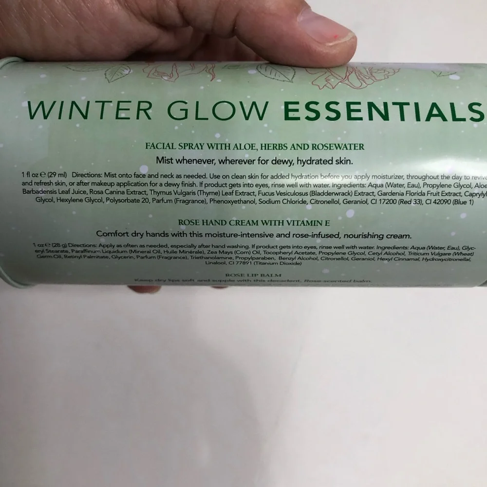 Mario Badescu winter glow essentials 4 piece essentials gift‎ set New in tin